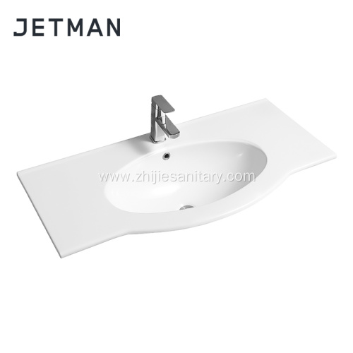 white ceramic wash bathroom face basin